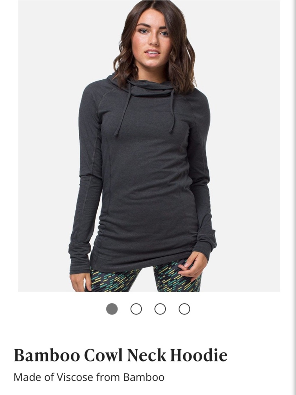 Cariloha Bamboo Cowl Neck Hoodie